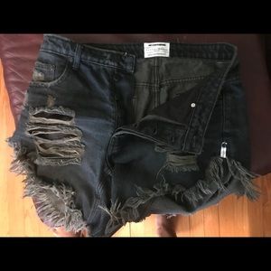 One teaspoon by free people denim shorts